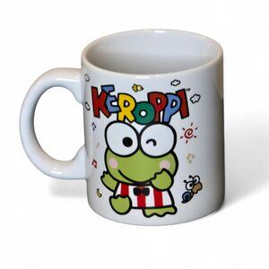 Sanrio Keroppi Frog Coffee Mug Kawaii Ceramic Cup Green Character Collectible